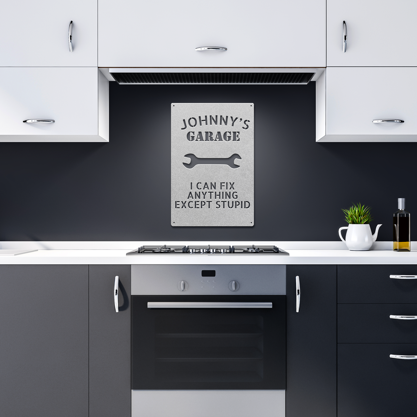 Custom_Metal_Garage_Sign_Personalized_W_Silver_Dark_Kitchen_Mockup.png