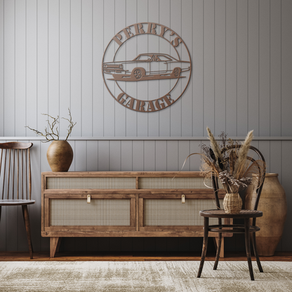 1969_Road_Runner_Metal_Sign__Custom_Ame_Copper_Rustic_Hallway_Mockup.png