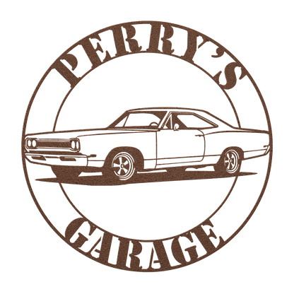 Durable powder-coated 1969 Road Runner wall art