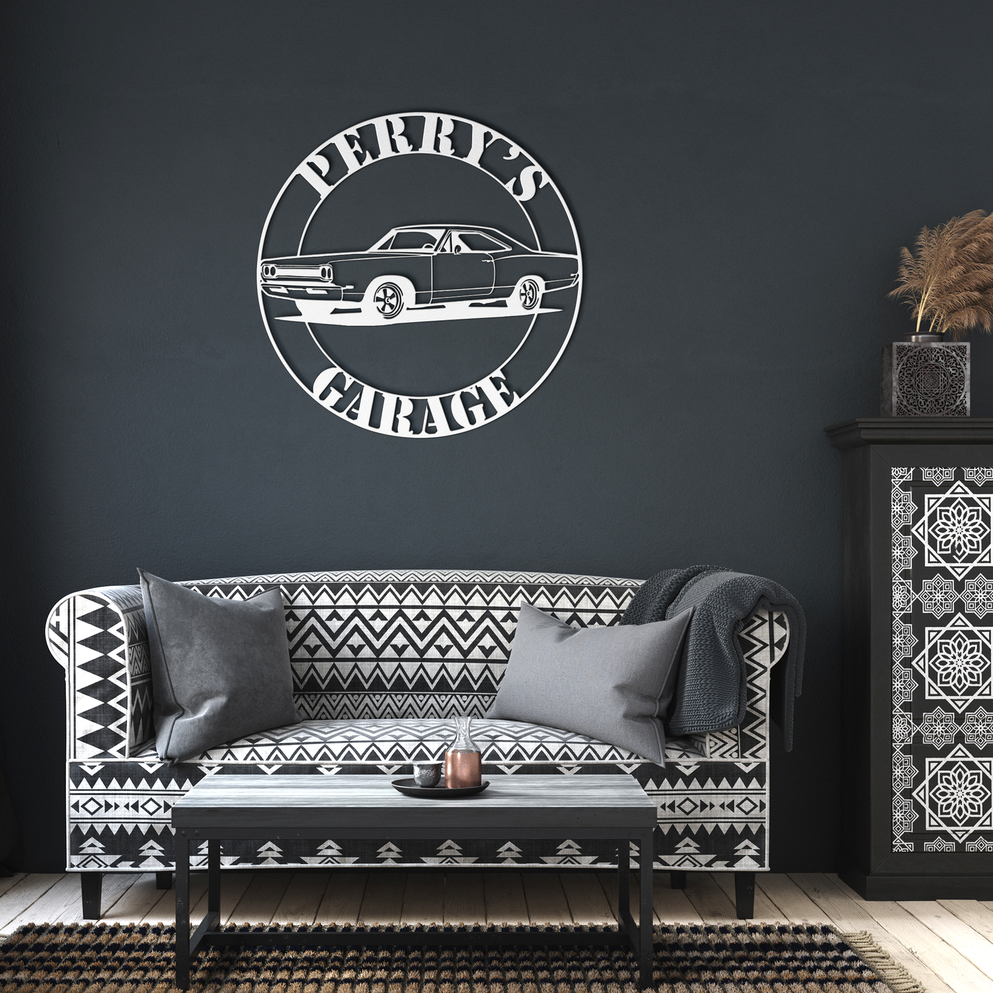 1969_Road_Runner_Metal_Sign__Custom_Ame_White_Dark_Living_Room_Mockup.png