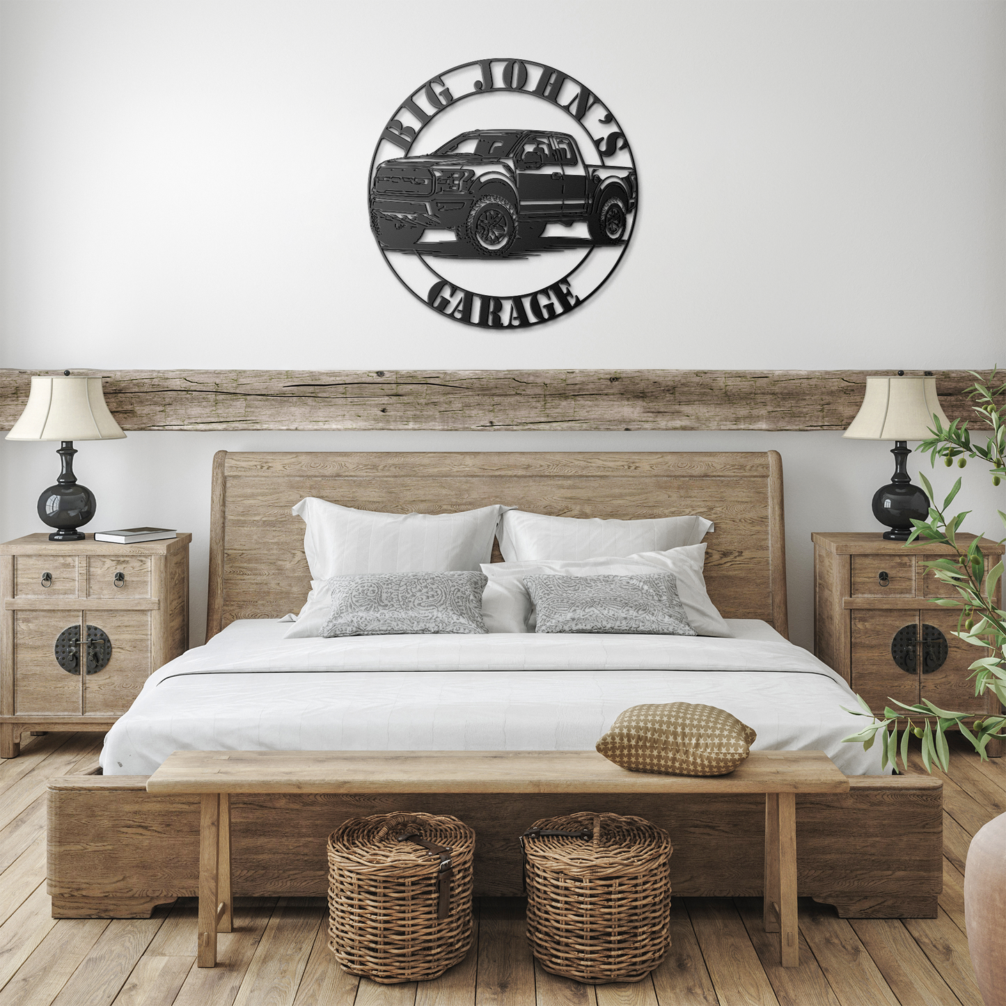 F 150 truck wall art usa