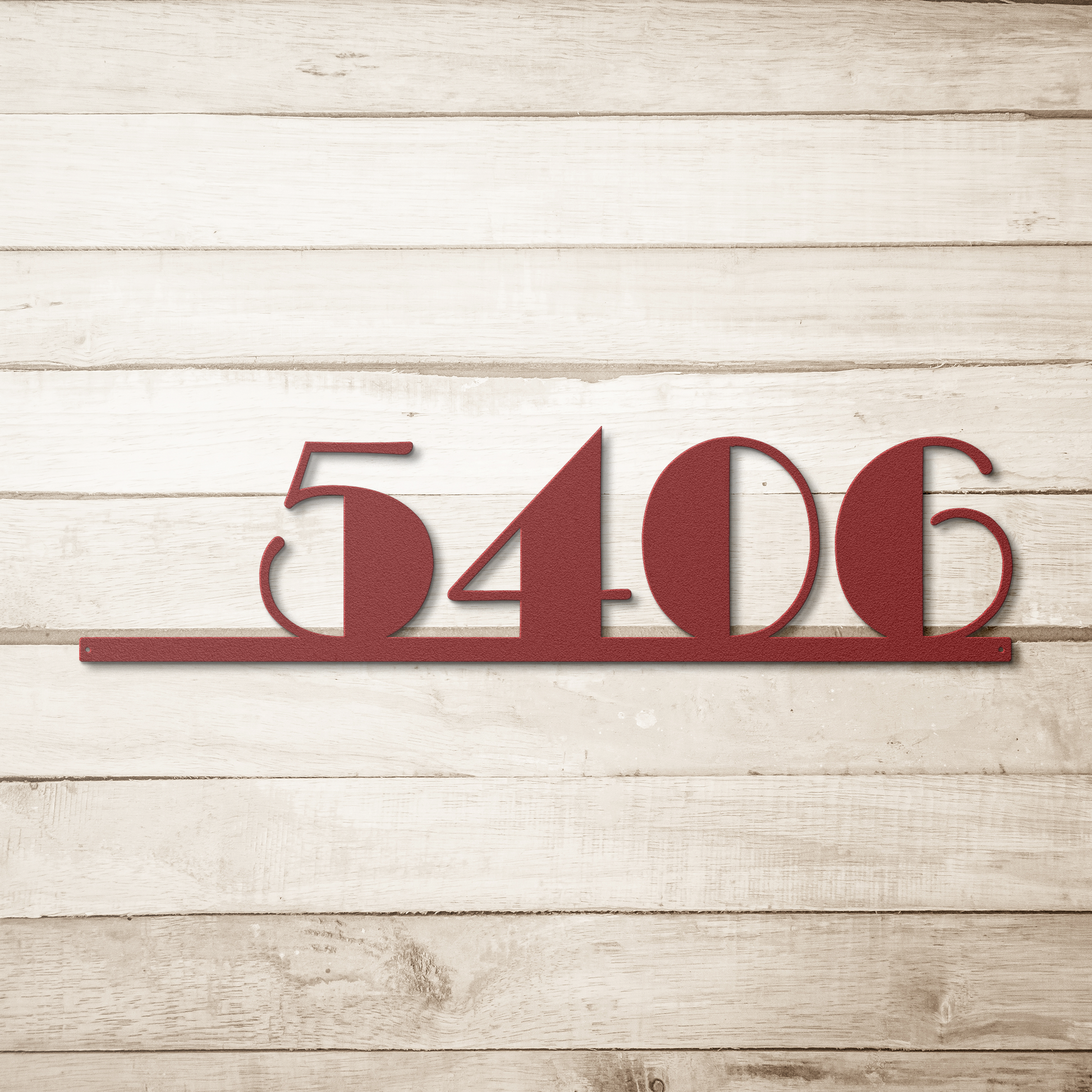 Art_Deco_Address_Sign_Metal_House_Numbe_Red_Simple_Wood_BKGD_Mockup.png