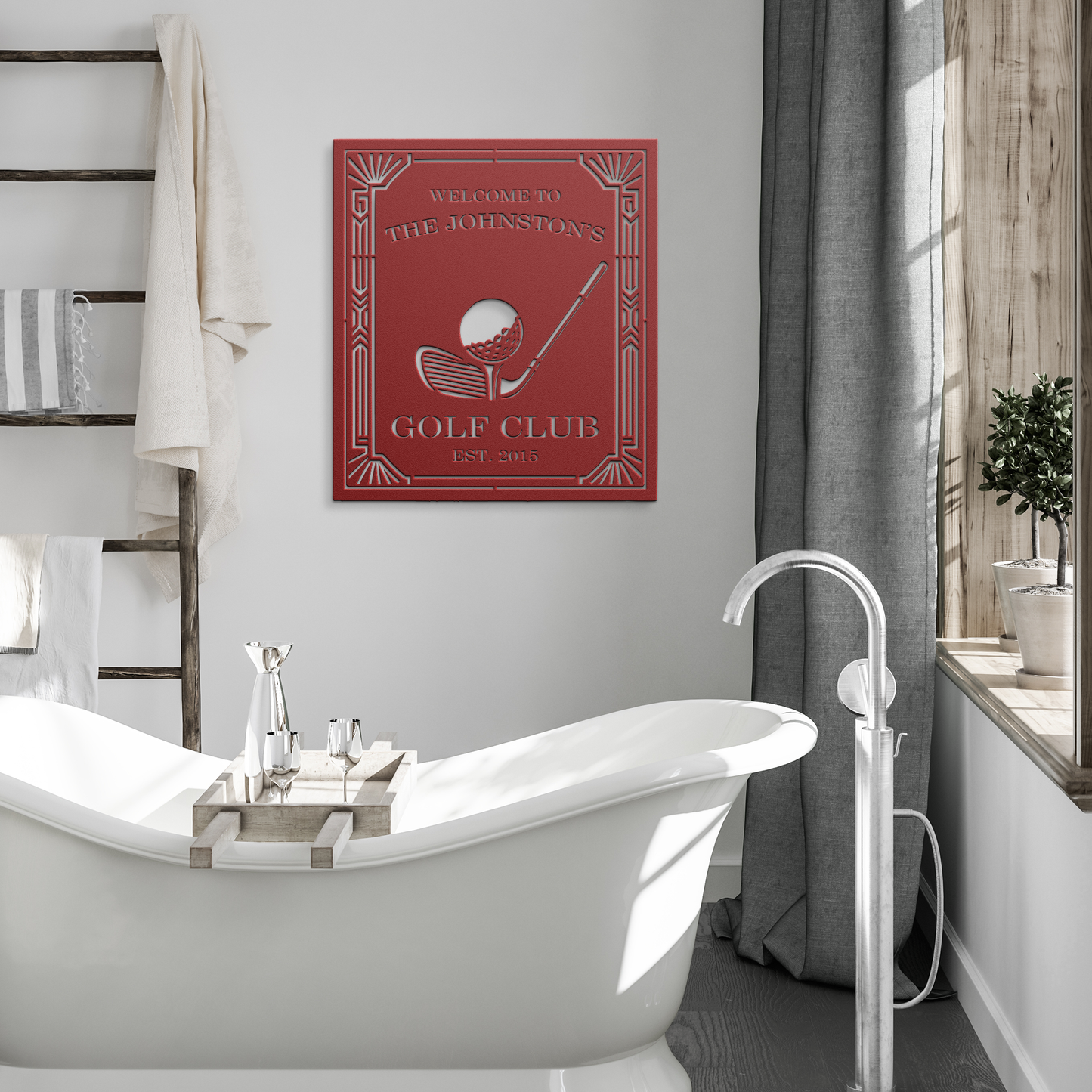 Art_Deco_Custom_Golf_Club_Metal_Sign__P_Red_Modern_Bathroom_Mockup.png