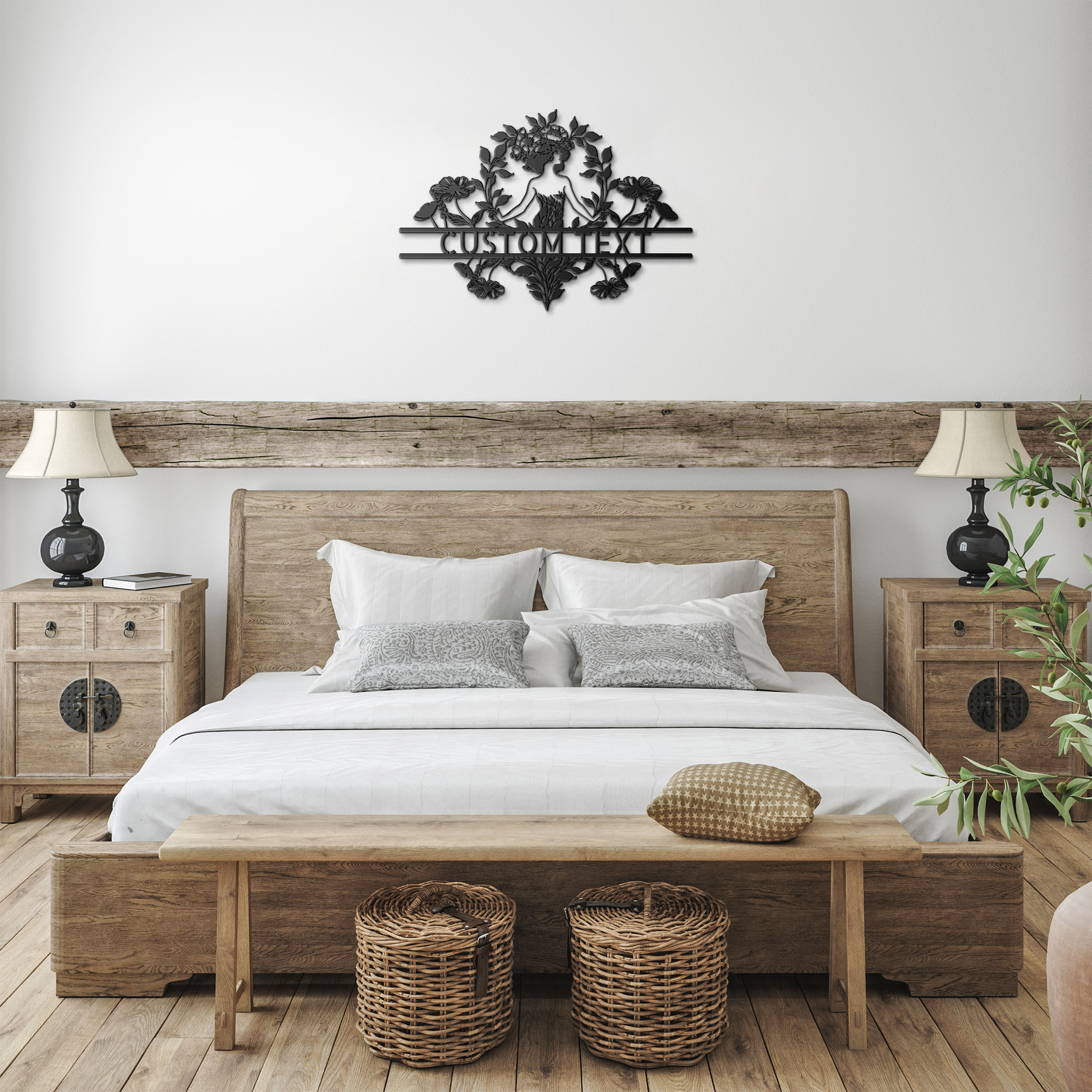 Art_Nouveau_Wildflower_Metal_Wall_Art__Black_Farmhouse_Bedroom_Mockup.png