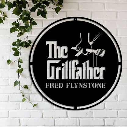 Outdoor kitchen grill decor