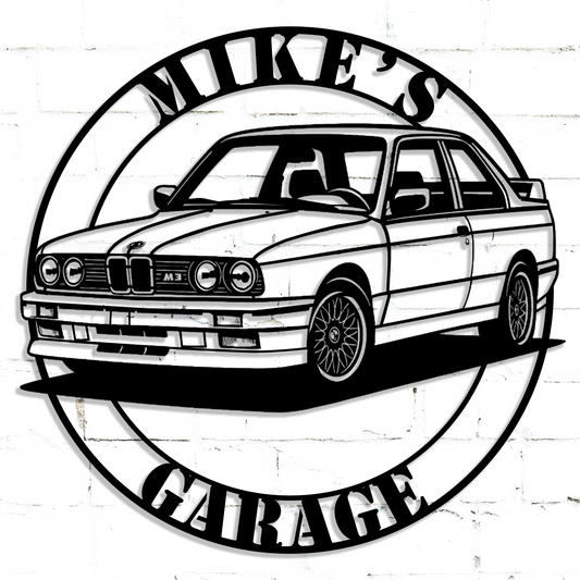 BMW M3 Metal Sign