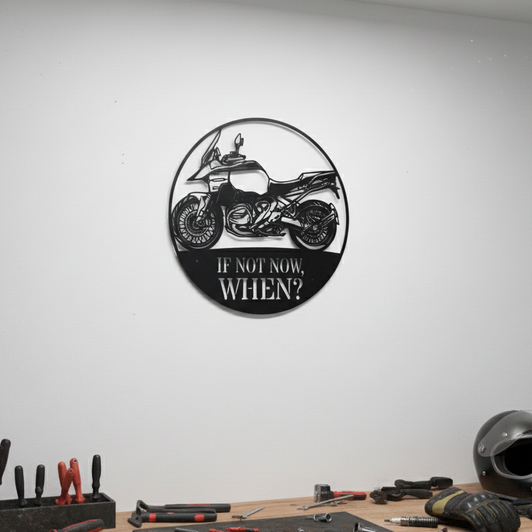 BMW GS 1300 metal wall art