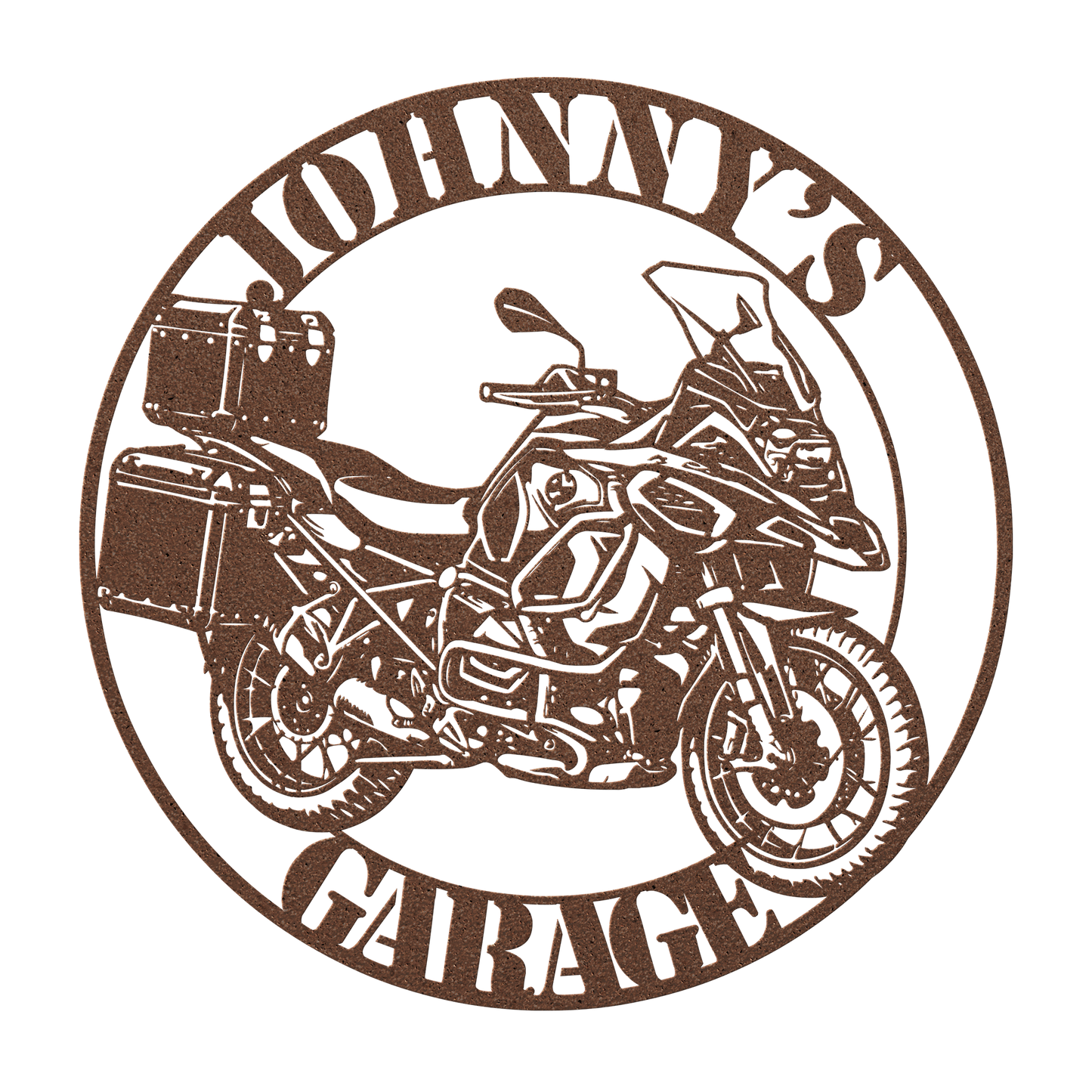 r1250 gs adventure bike metal sign