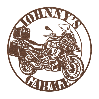 r1250 gs adventure bike metal sign