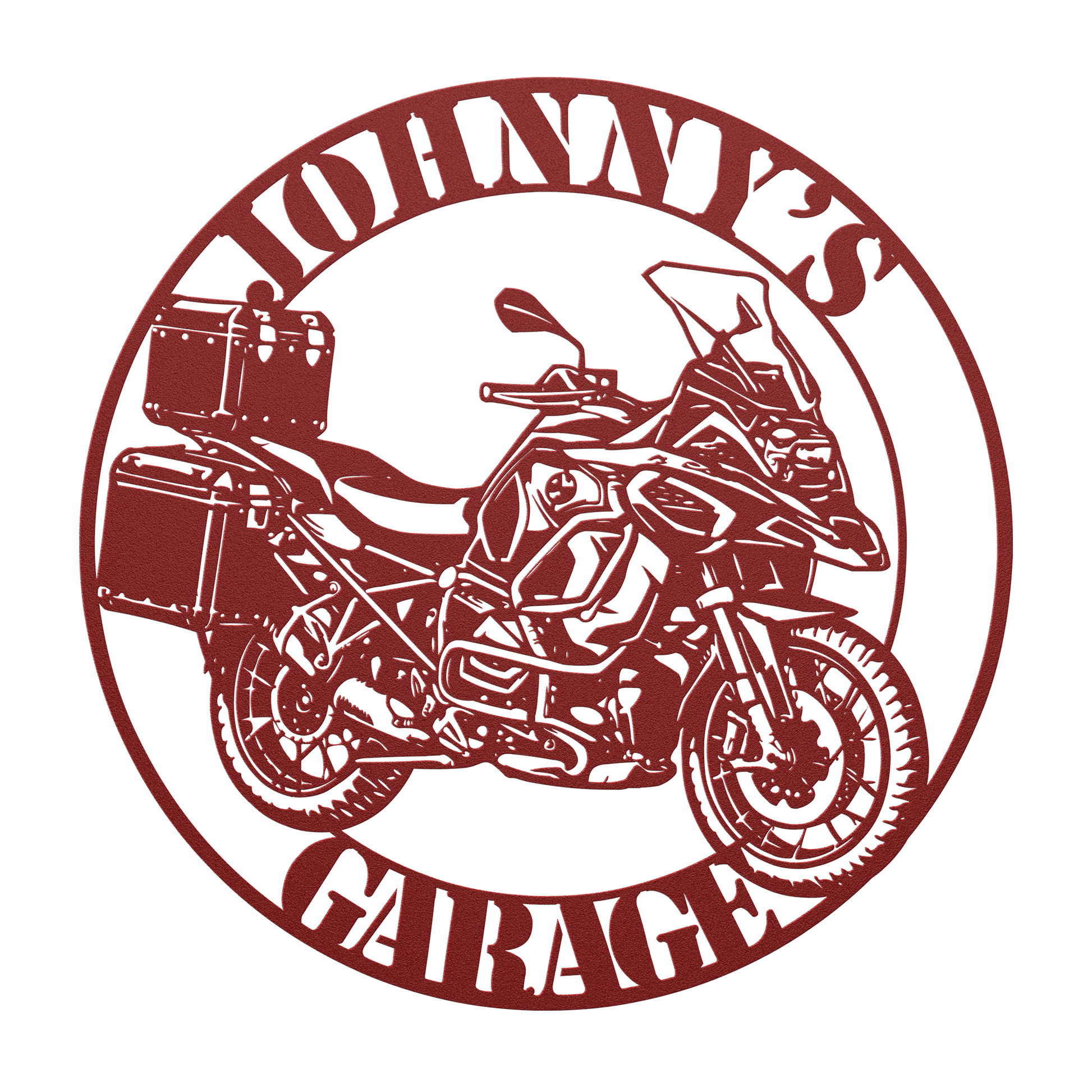 motorcycle wall art steel made in usa