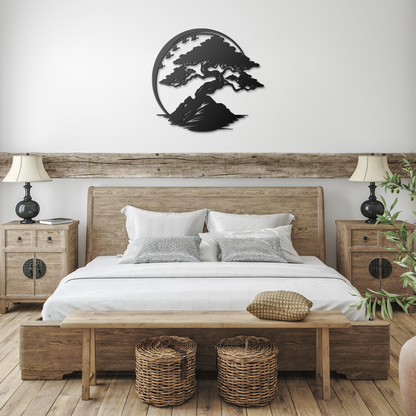 Bonsai_Tree_Enso_Circle_Japandi_Wall_Art_Black_Farmhouse_Bedroom_Mockup.png