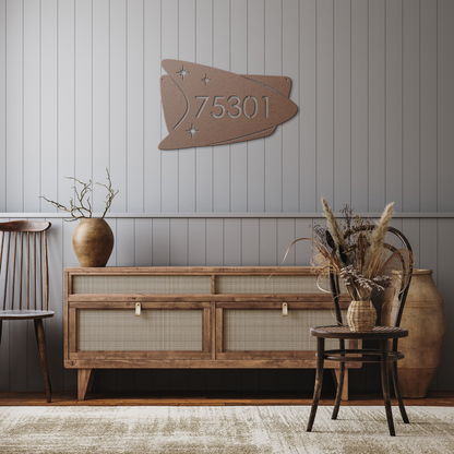 Boomerang_Address_Sign__Atomic_Mid-Cent_Copper_Rustic_Hallway_Mockup.png
