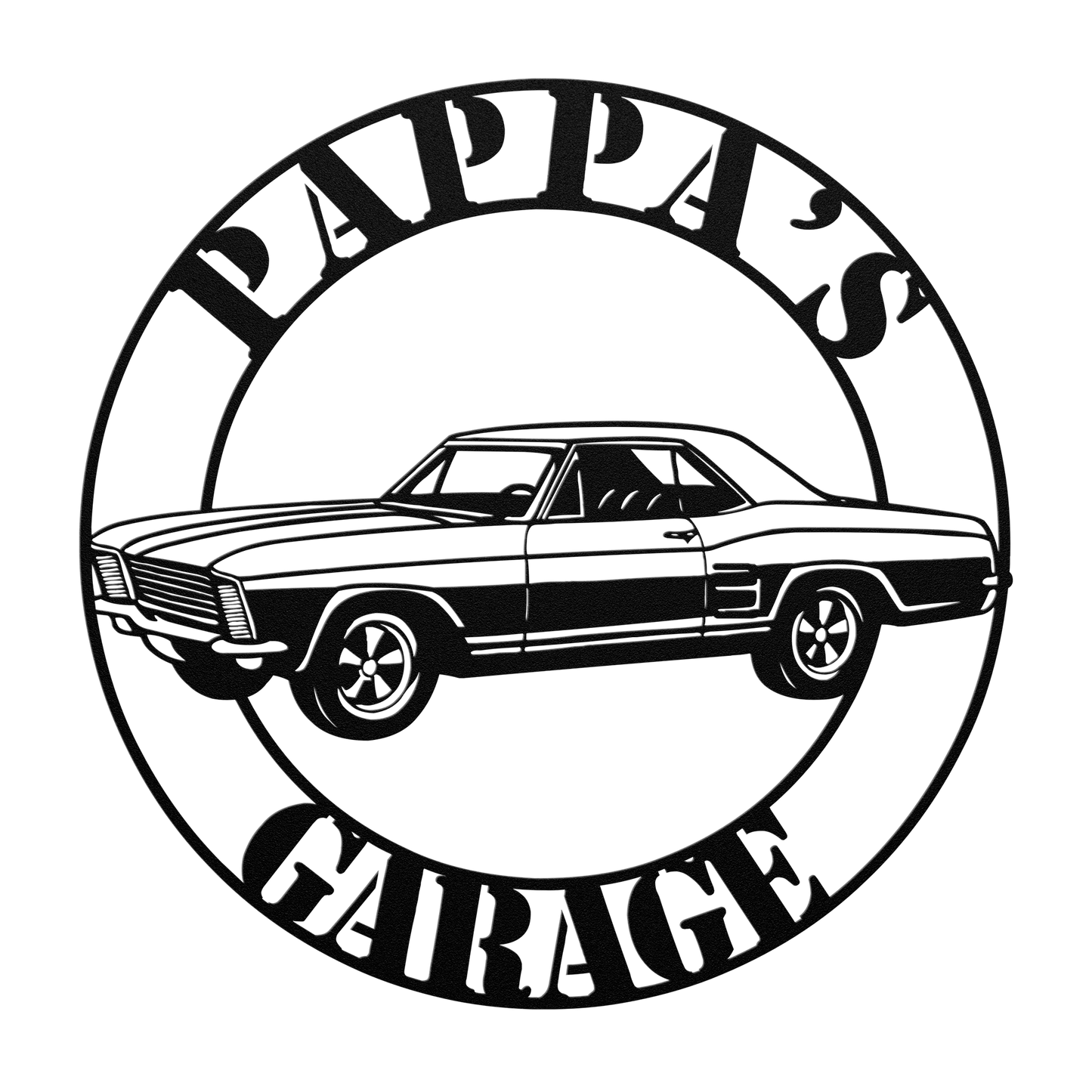 Custom Buick Riviera garage sign