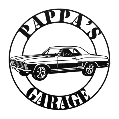 Custom Buick Riviera garage sign