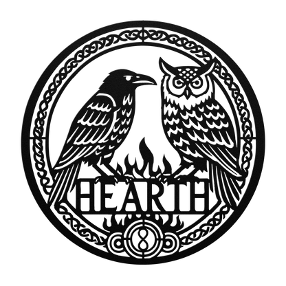 Norse hearth wall art decor