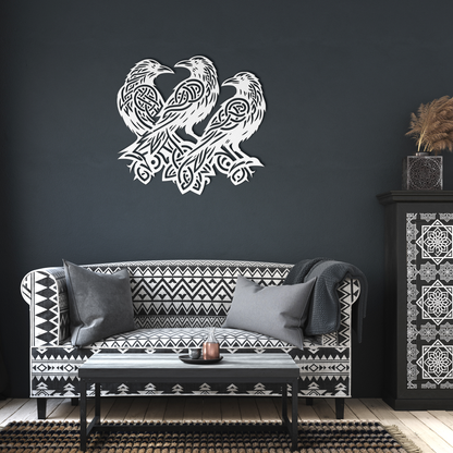 Celtic_Ravens_Metal_Wall_Art__Custom_Tr_White_Dark_Living_Room_Mockup.png