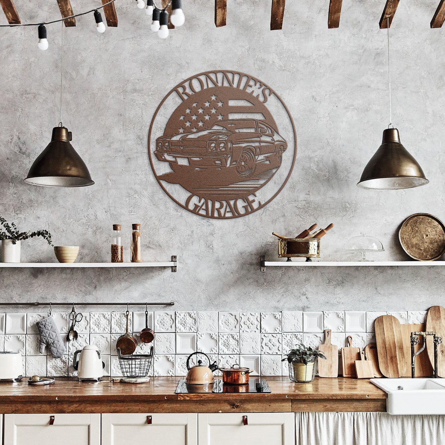 Chevelle Super Sport Car Metal Sign