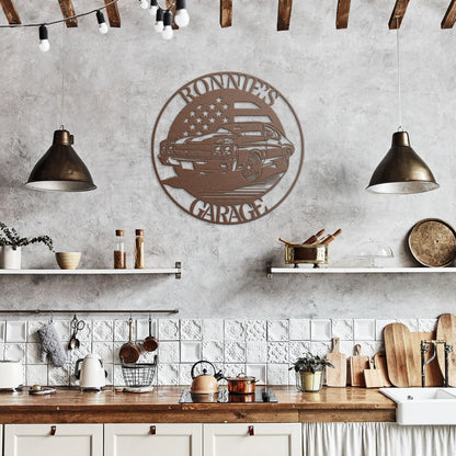 Chevelle Super Sport Car Metal Sign