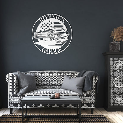 Chevelle Super Sport Car Metal Sign