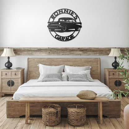 Chevy Hot Rod Custom Garage Sign