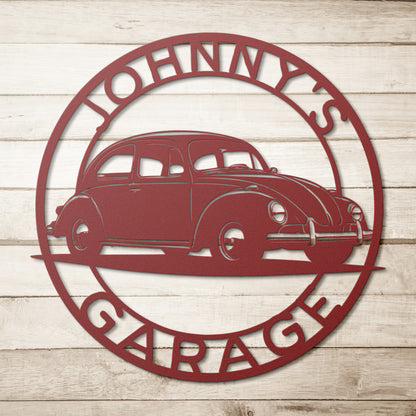 Personalized Garage Sign – Classic Car Wall Art