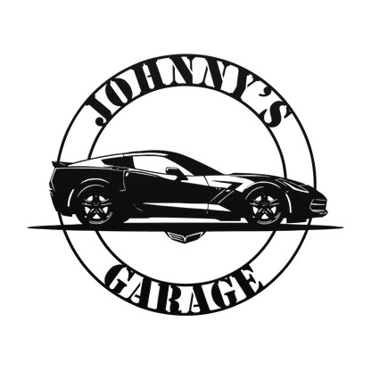 Corvette_2014_C7_Metal_Sign__Custom_Gar_Black_Transparent_Mockup.png