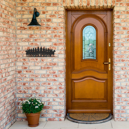 Cowboy Posse Metal Wall Art | Rustic Western Sign | Western Ranch & Man Cave Decor | Personalized Gift for Cowboy Lovers