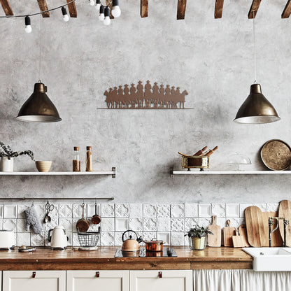 Cowboy Posse Metal Wall Art | Rustic Western Sign | Western Ranch & Man Cave Decor | Personalized Gift for Cowboy Lovers