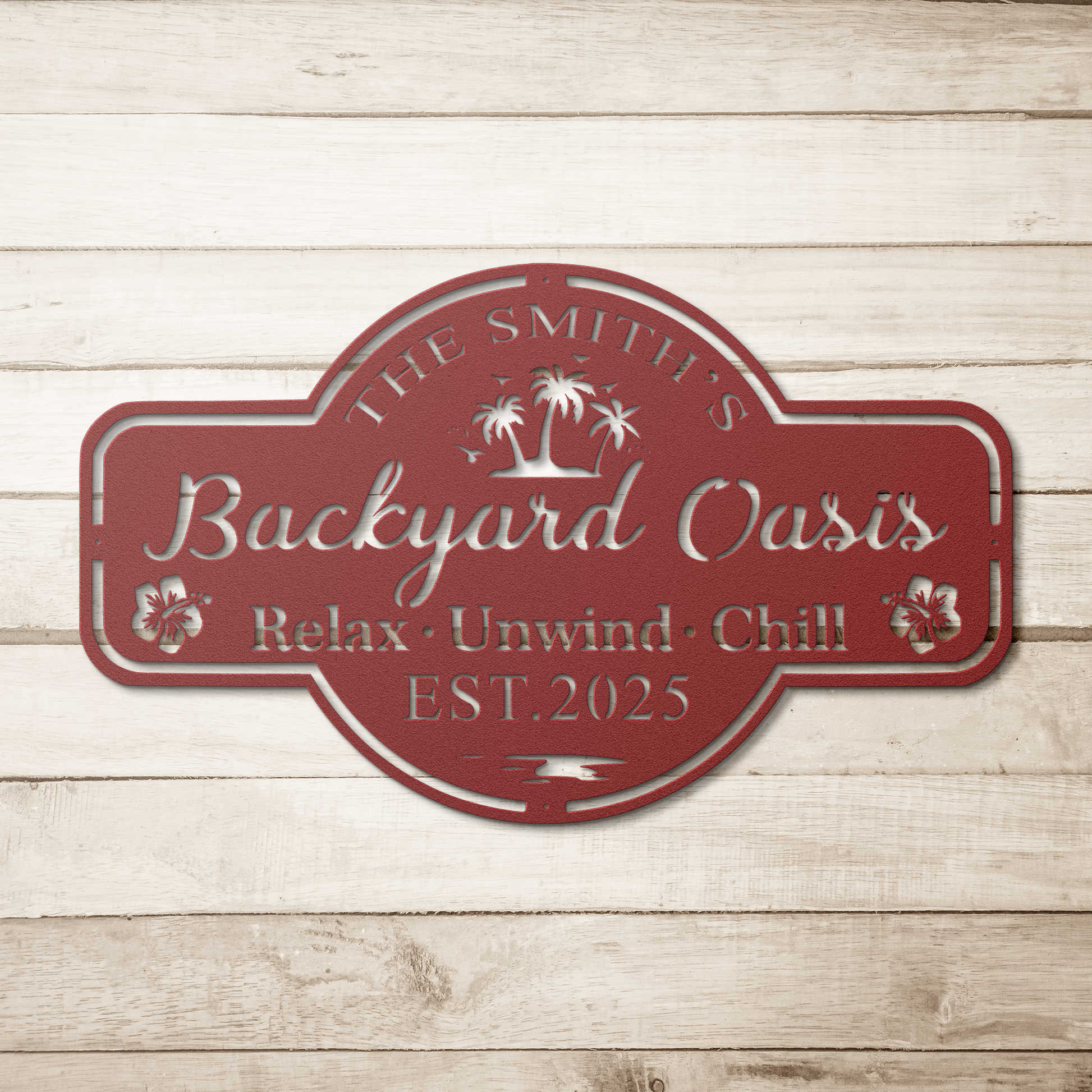 custom outdoor metal sign