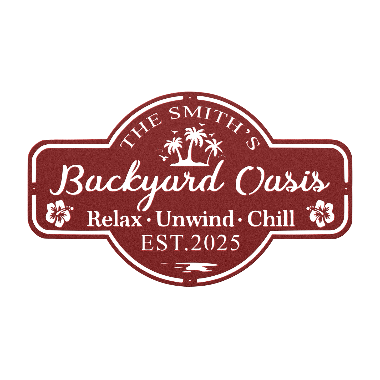 backyard metal wall decor usa