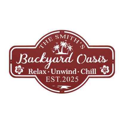 backyard metal wall decor usa