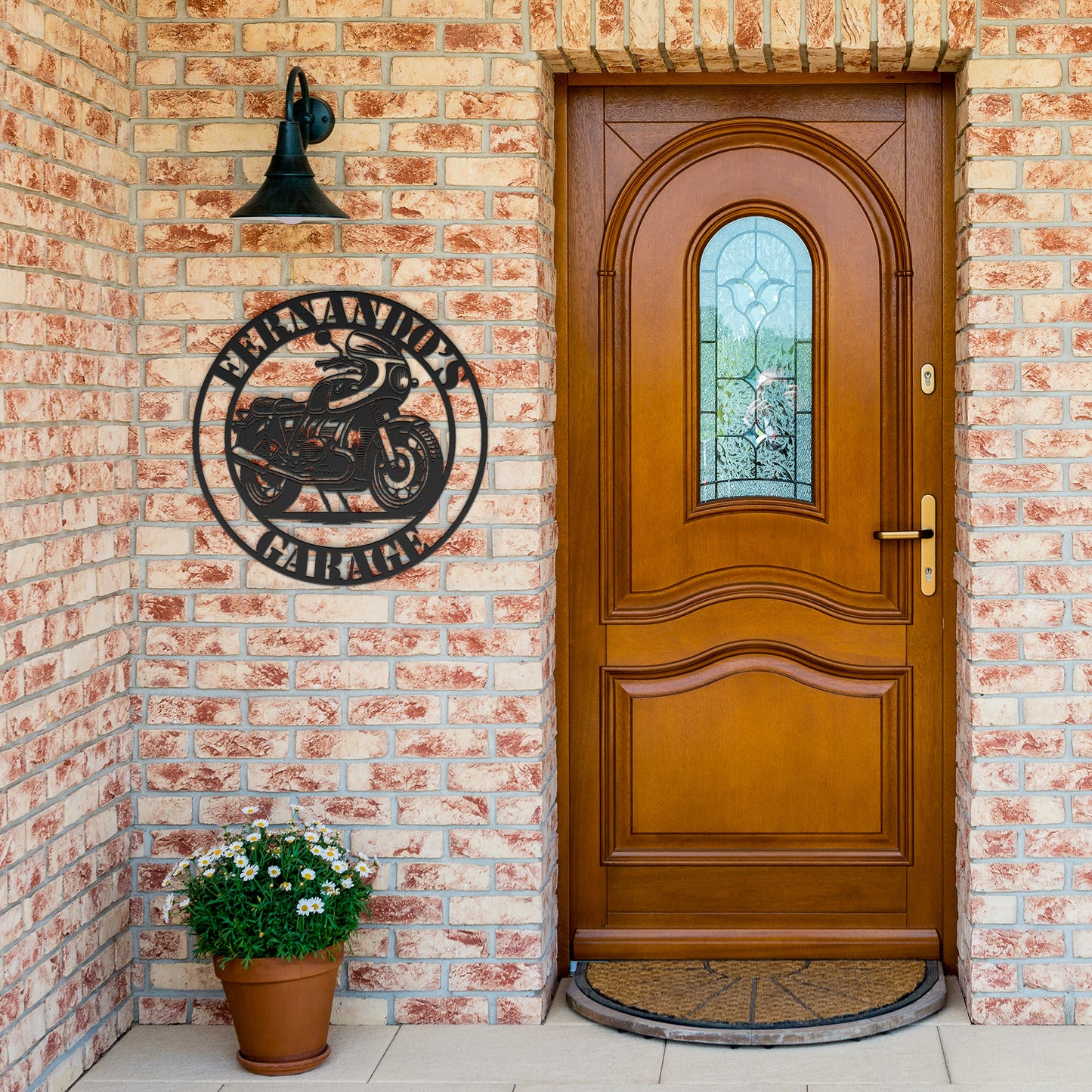 vintage motorcycle sign