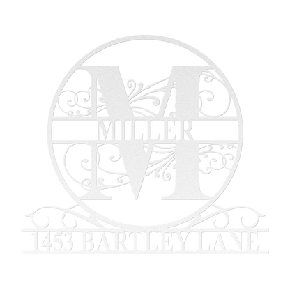 personalized family name sign