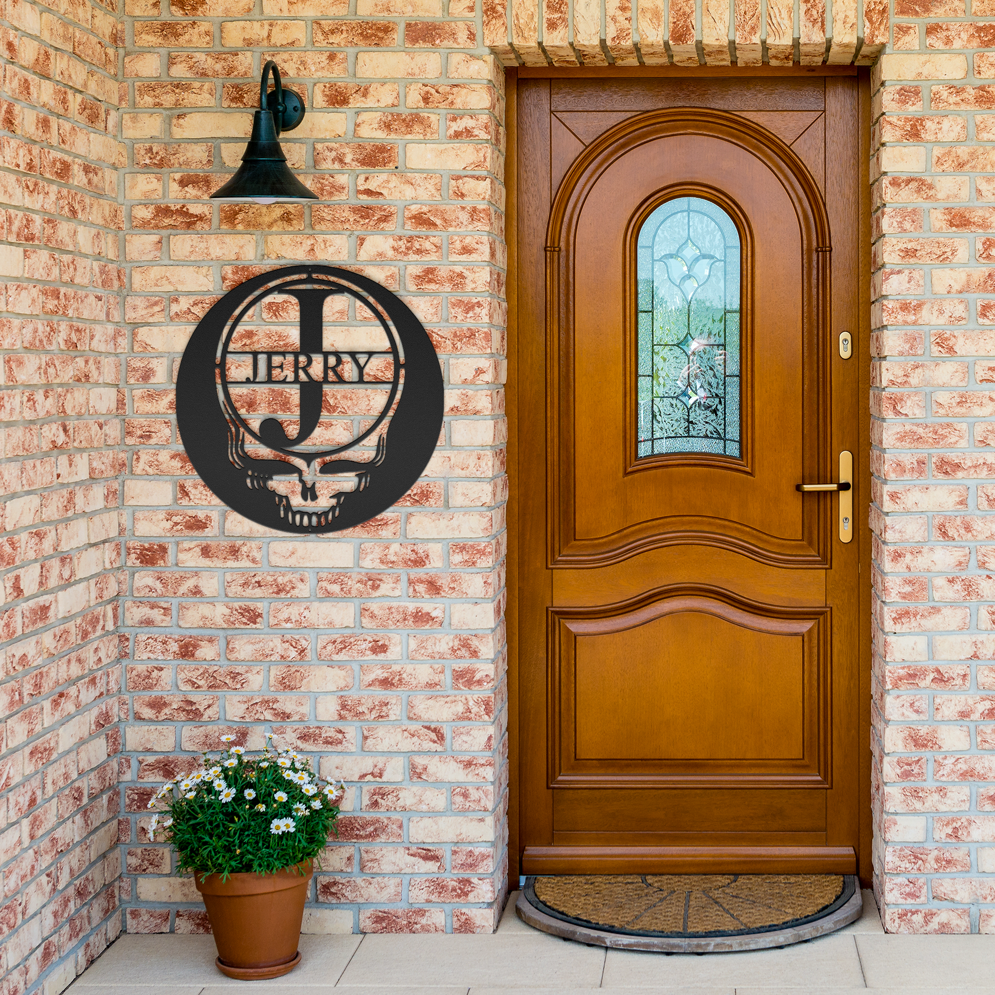 Custom grateful dead metal sign
