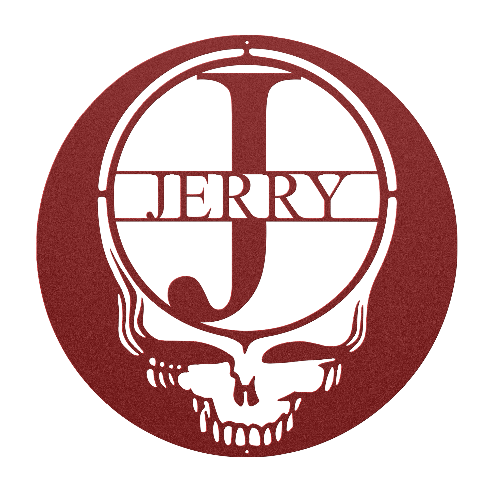 Metal Deadhead family name sign