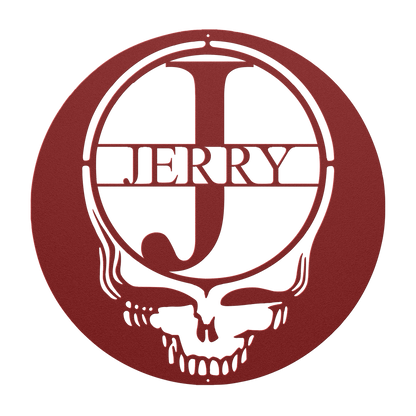 Metal Deadhead family name sign