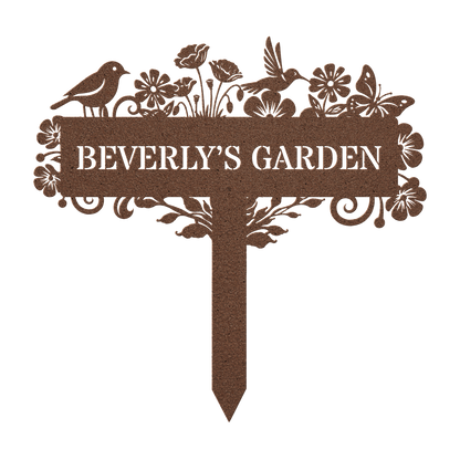 custom garden sign