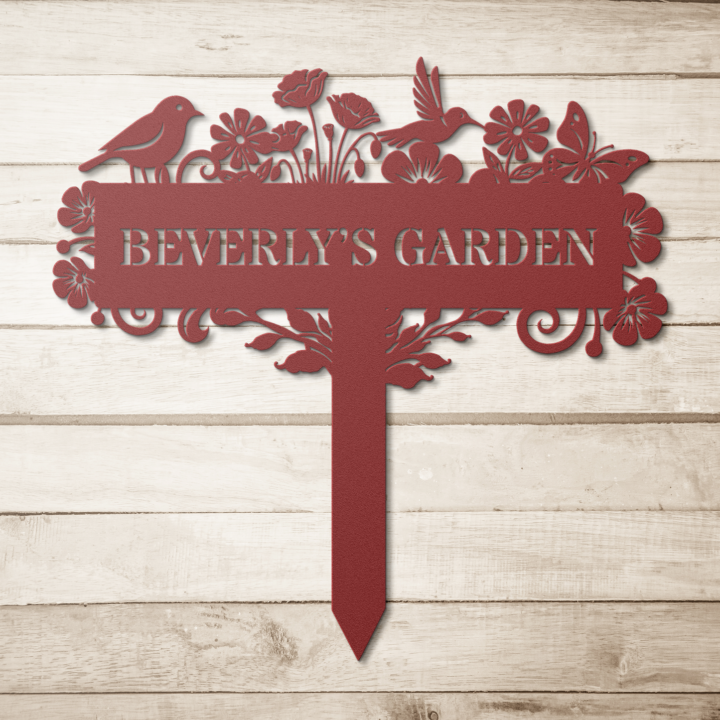 Metal stake Outdoor gardens, patios & flower beds