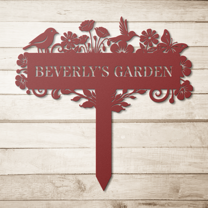 Metal stake Outdoor gardens, patios & flower beds