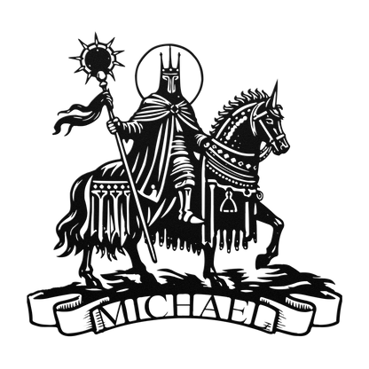 knight horseback metal wall art weatherproof steel