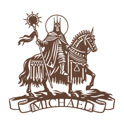 equestrian knight metal wall decor outdoor