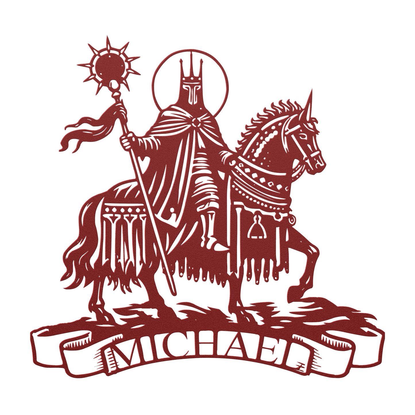 medieval fantasy crest sign made in usa