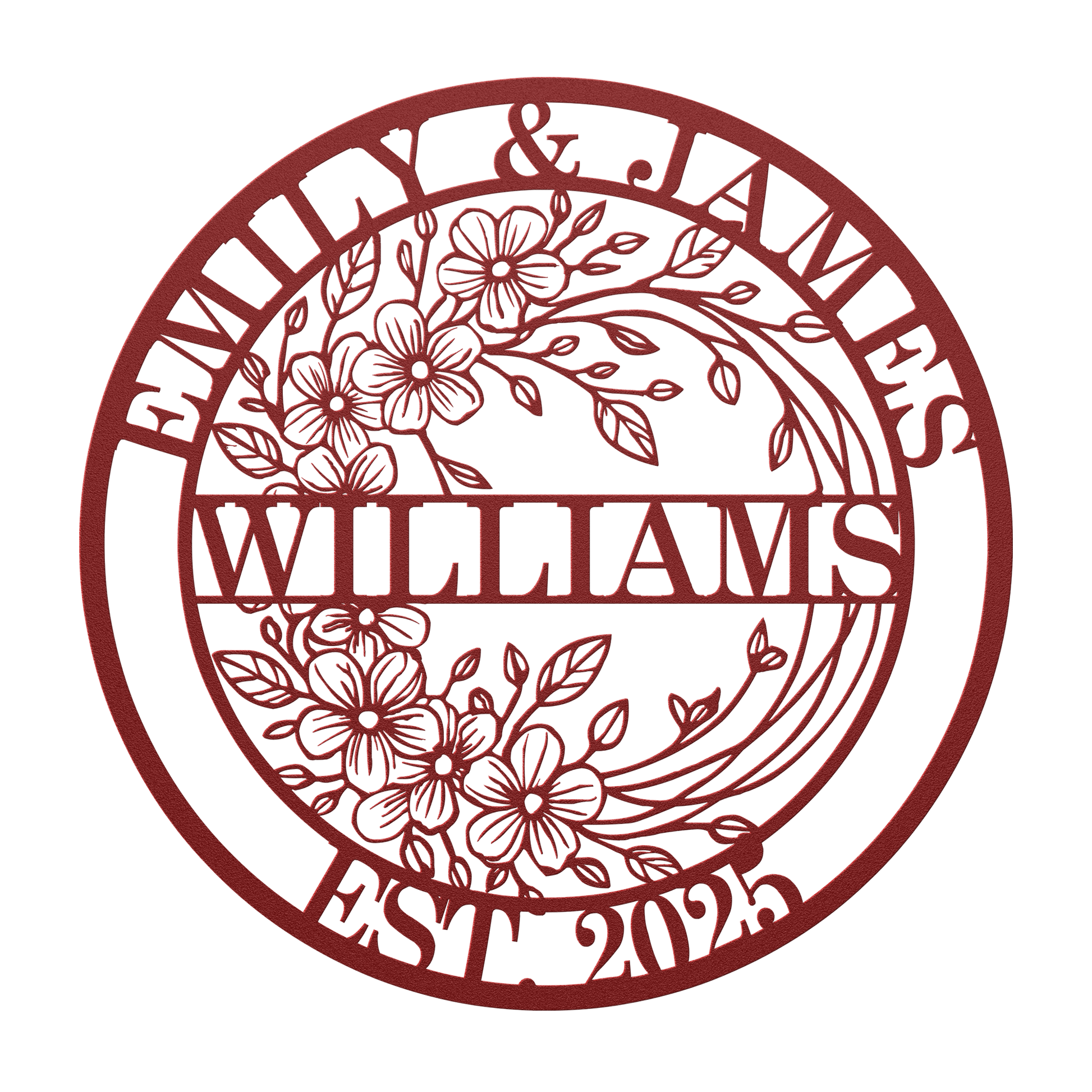 Outdoor housewarming gift personalized sign