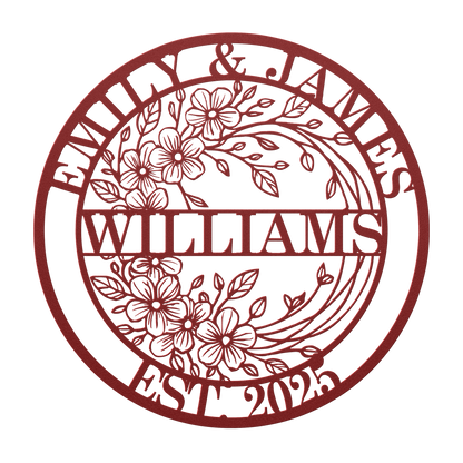 Outdoor housewarming gift personalized sign