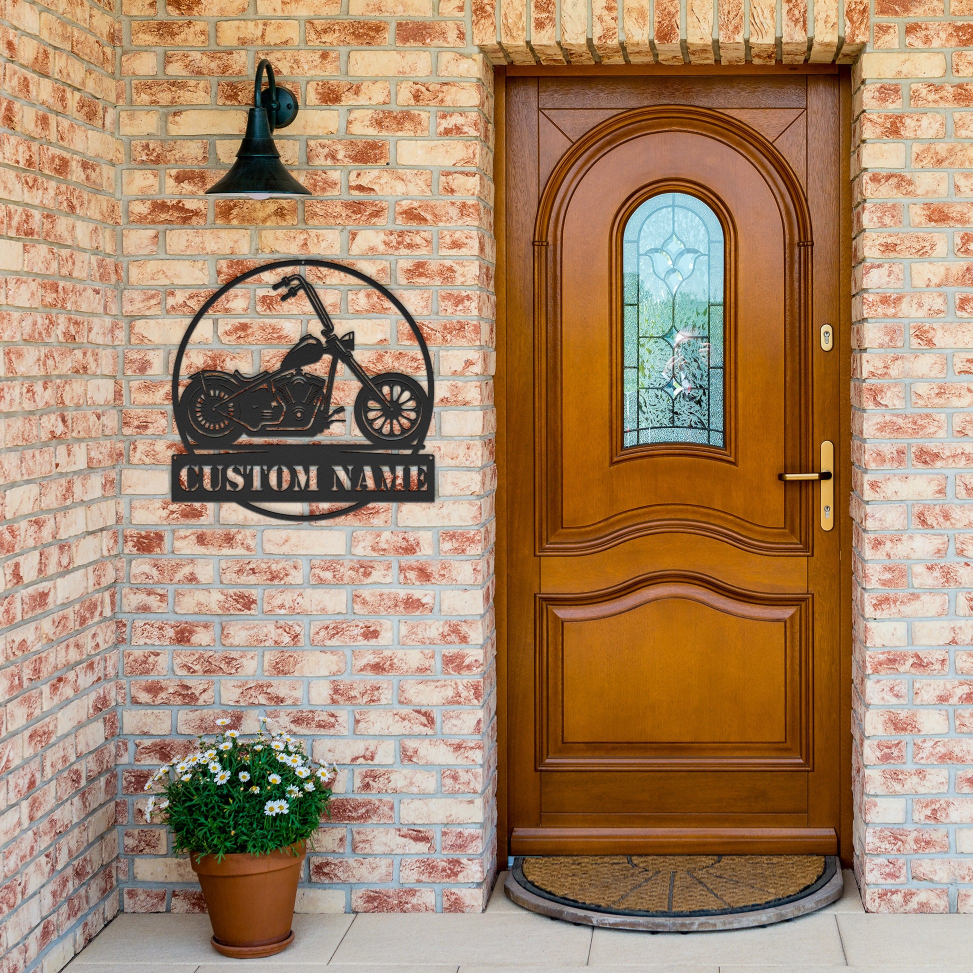 biker man cave decor