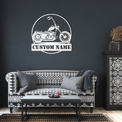 motorcycle shop decor