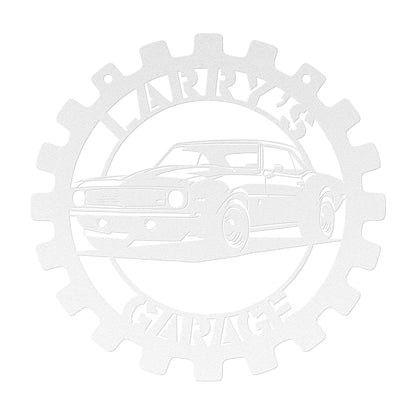 Camaro Custom Muscle Car Metal Wall Art Chevrolet Metal Sign