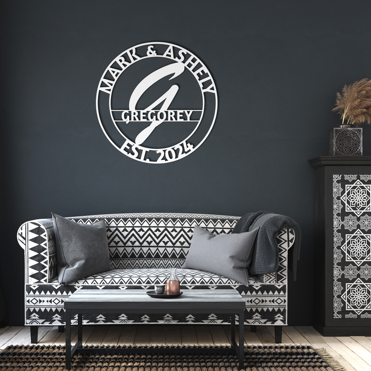 Custom_family_name_metal_monogram_sign__White_Dark_Living_Room_Mockup.png