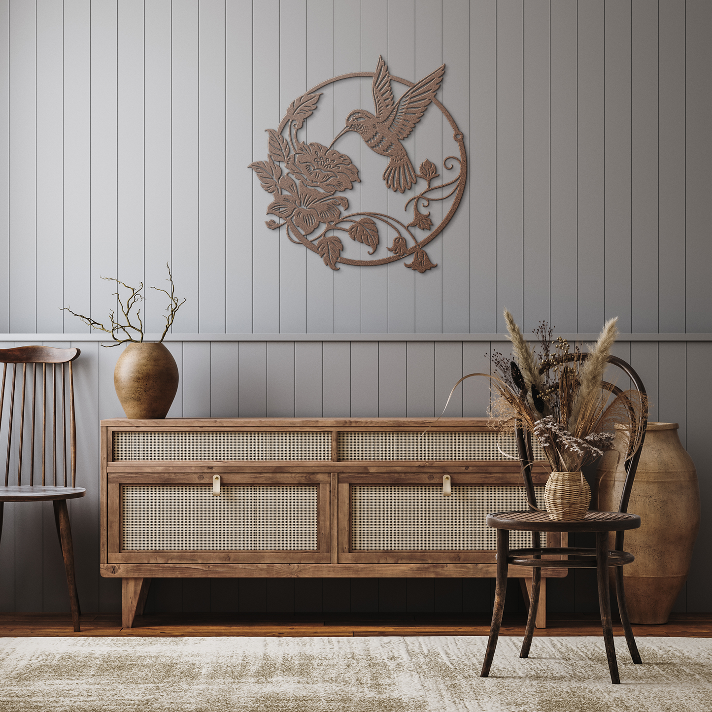 Floral_Garden_Hummingbird_Metal_Wall_Art_Copper_Rustic_Hallway_Mockup.png_15361191
