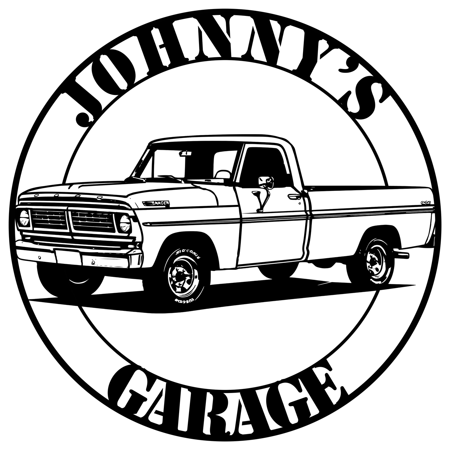 Personalized Car or Motorcycle Metal Wall Art Garage Metal Sign